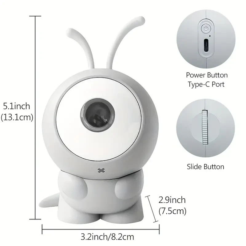 Enchanting Monster Galaxy Projector Lamp - 360° Rotating Astral Display