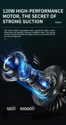 Dual-Use Pet Hair Vacuum Cleaner