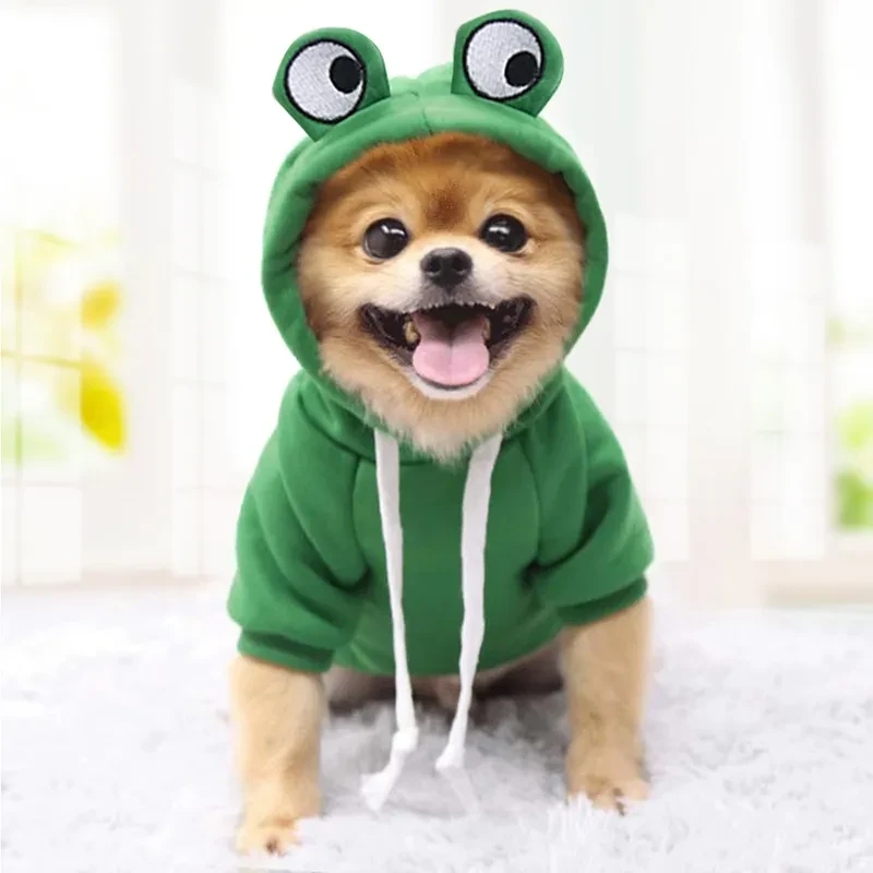 Cute Fruit Dog Clothes For Small Dogs Hoodies Winter