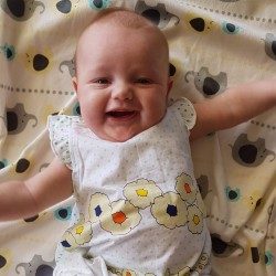 Polka Dots Green & Flowers Bodysuit