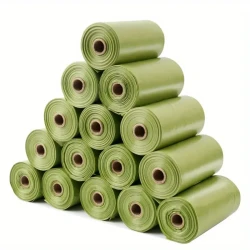 120pcs Leak-Proof Dog Poop Bags – Durable & Disposable Pet Waste Bags