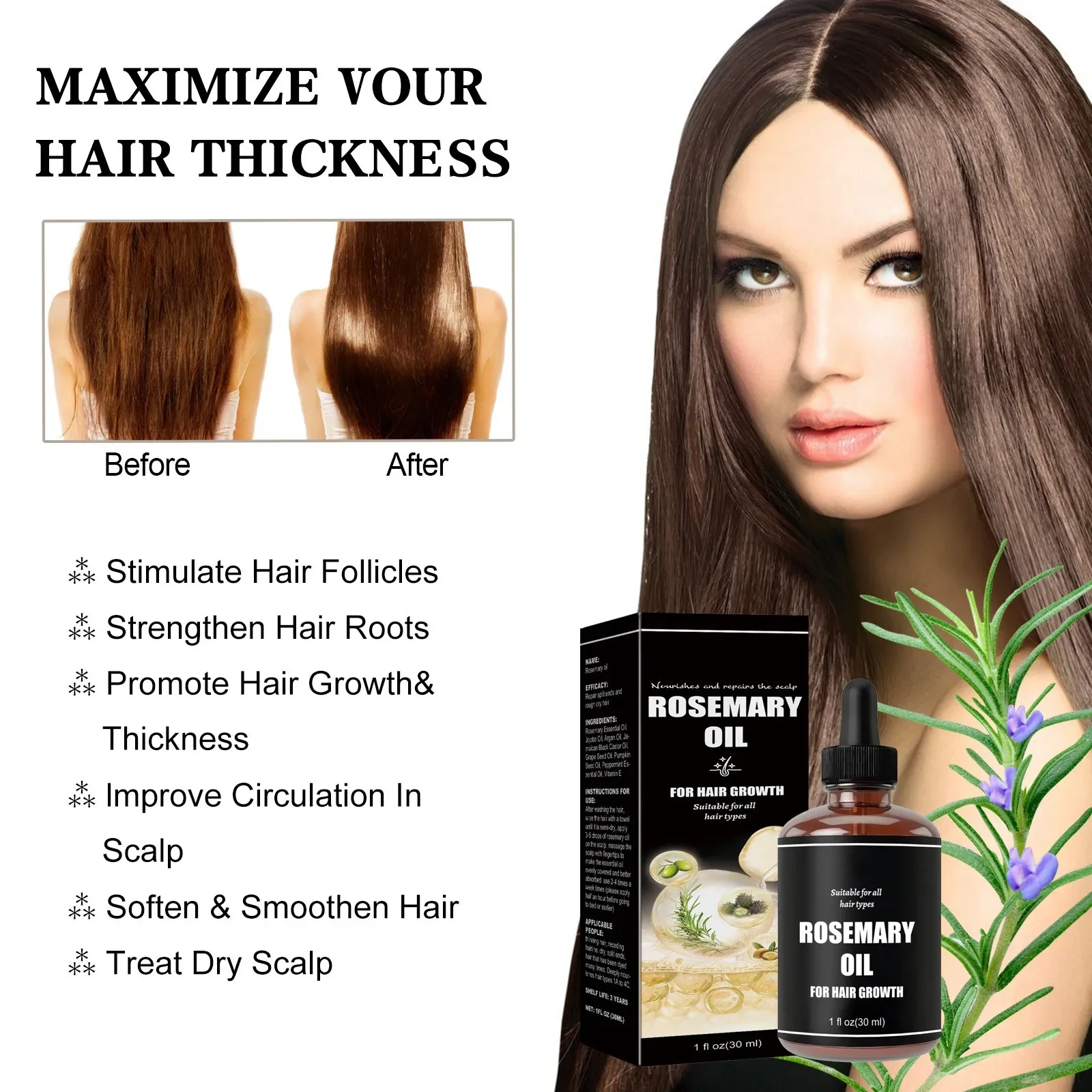 Dense Hair Soft Care Repair Oil