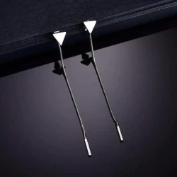 Small Triangle Earrings