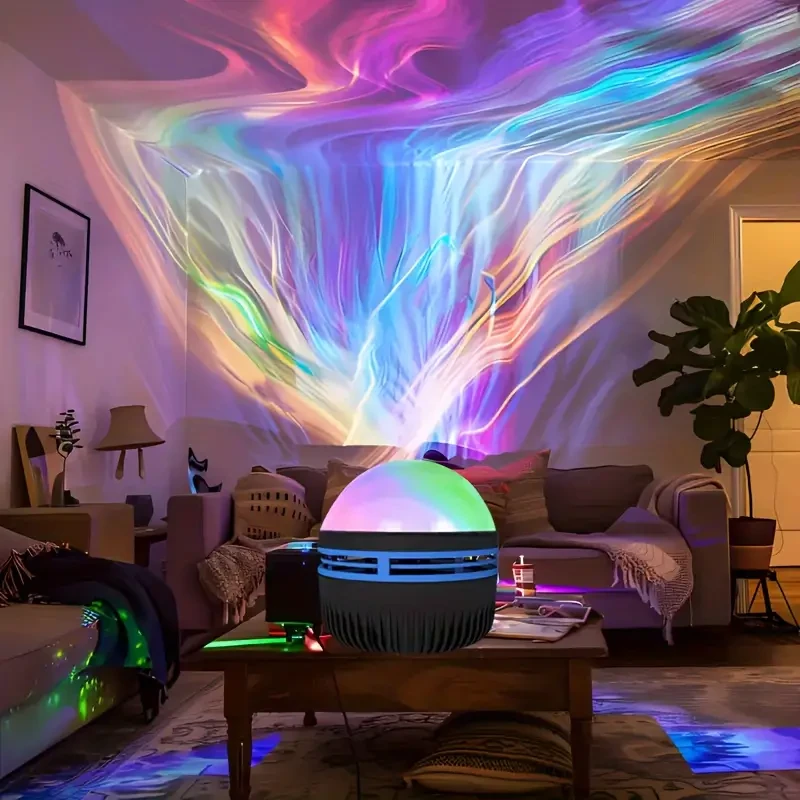 USB Powered Aurora Projector Lamp – Northern Lights Landscape Effect