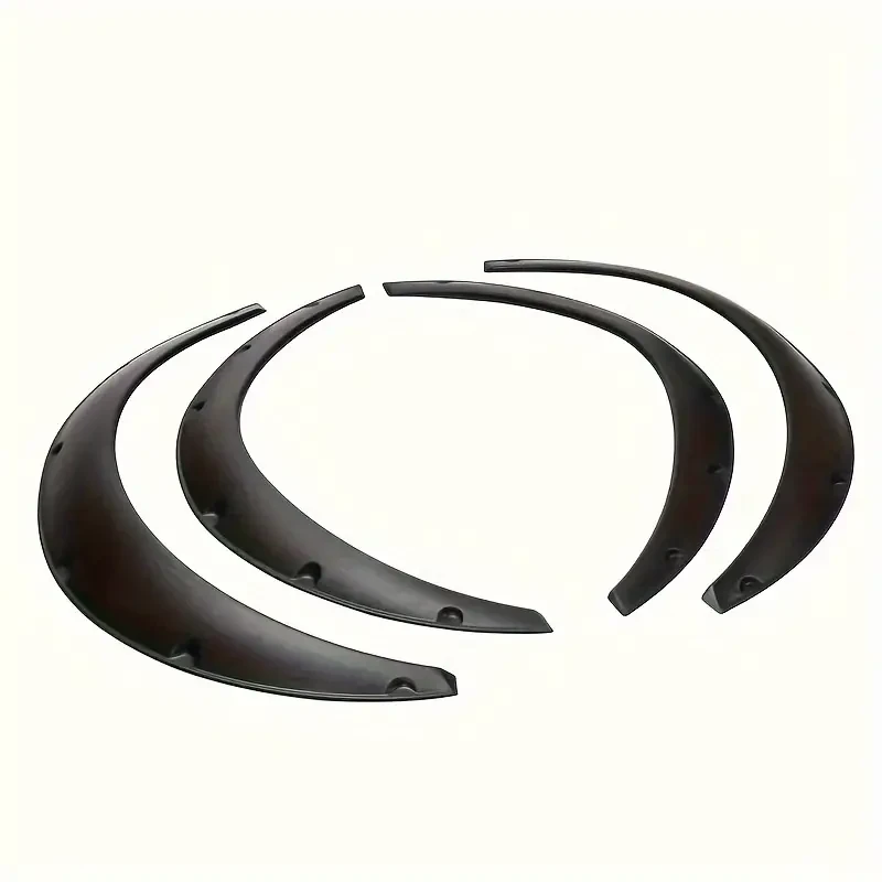4pcs Car Wheel Arch Covers – Polished Polyurethane Rear Extensions