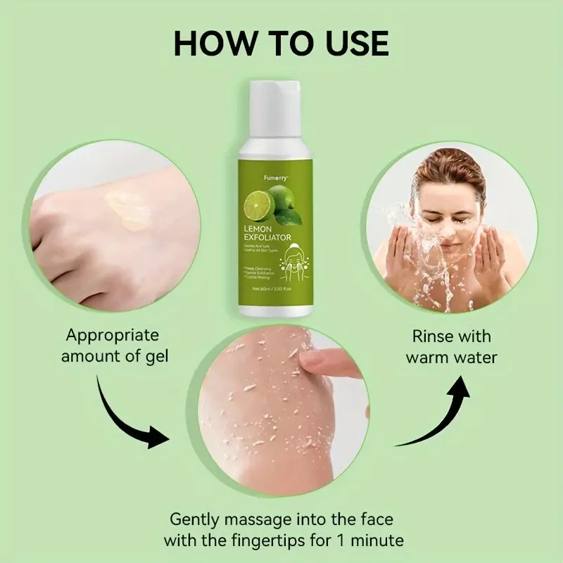 Fumorry Lemon Gel Exfoliator – 2.03oz