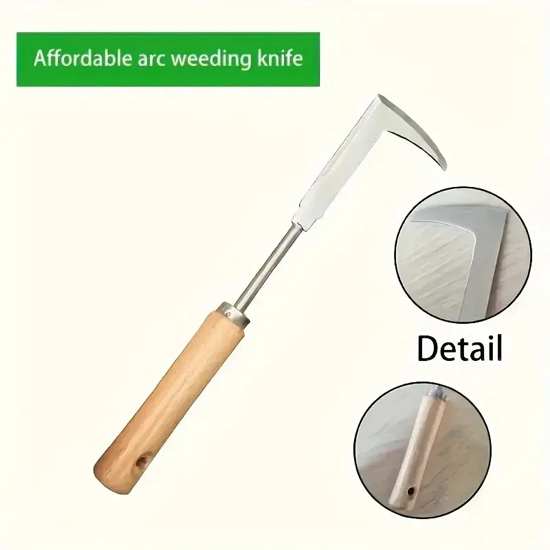 Stainless Steel Weed Puller – Hooked Gardening Knife