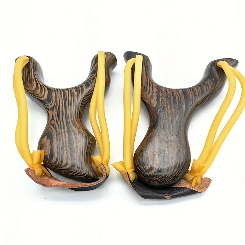 Premium Solid Wood Slingshot Set – Mud Ball Launcher