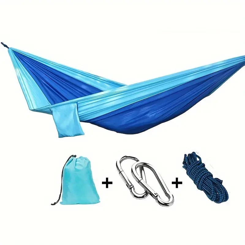 Double Camping Hammock – 2-Person Parachute Nylon Swing