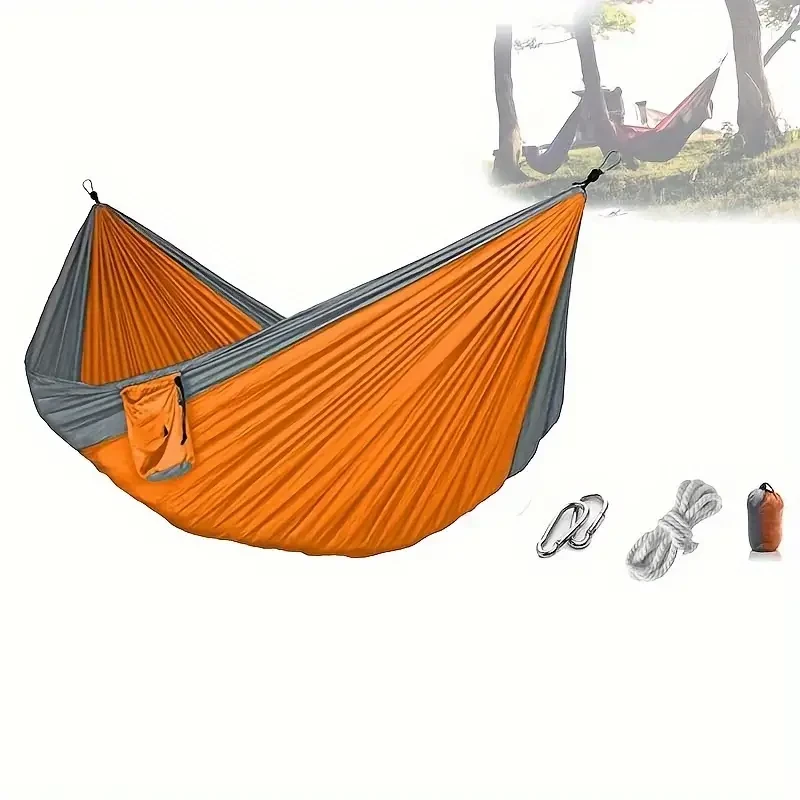 Double Camping Hammock – 2-Person Parachute Nylon Swing