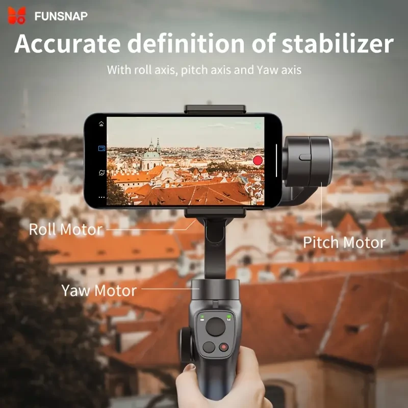 Capture 2s Combo – 3-Axis Gimbal Phone Stabilizer