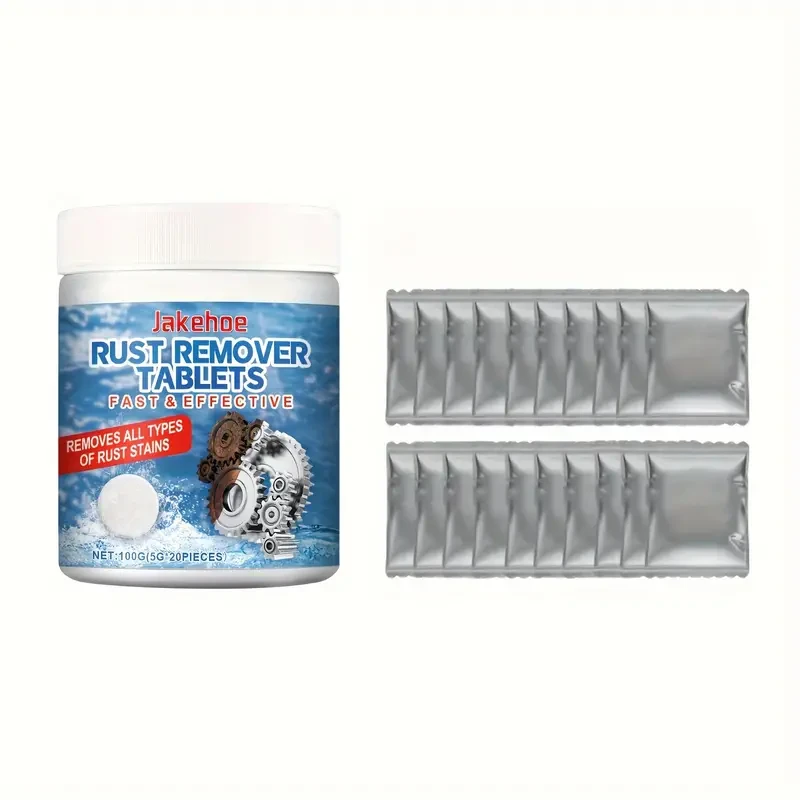 Jakehoe Multi-Purpose Rust Remover Tablets – Stain & Shine Restorer