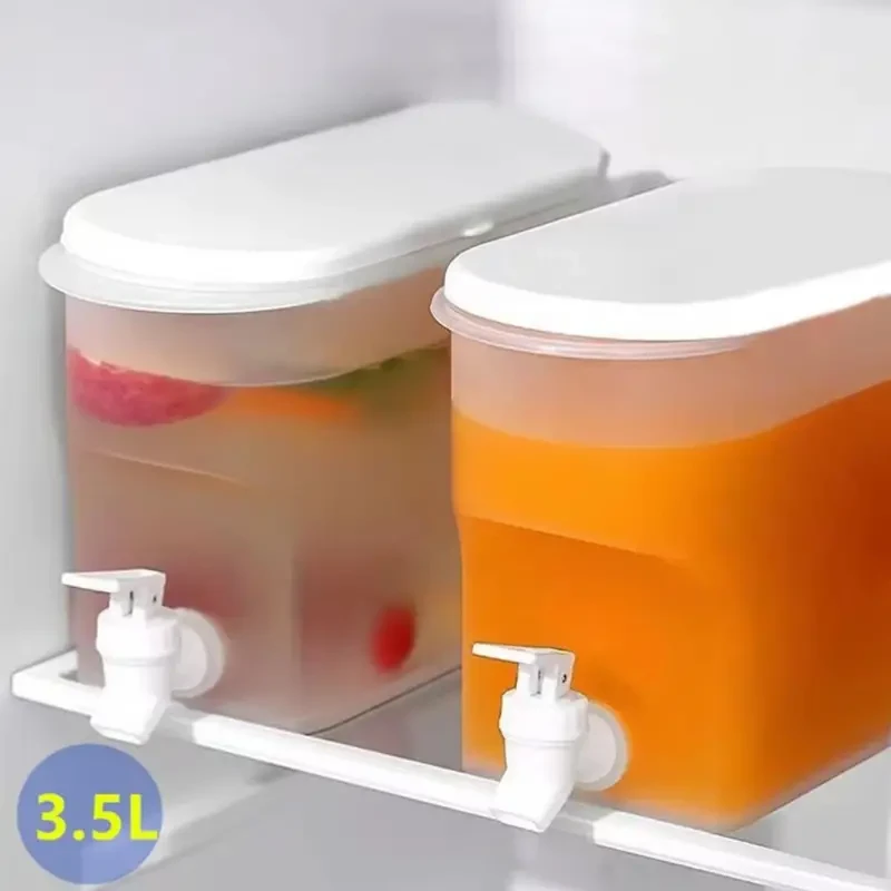 3.5L Refrigerator Beverage Dispenser – BPA-Free with Spigot
