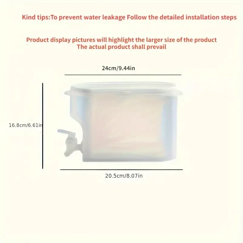 3.5L Refrigerator Beverage Dispenser – BPA-Free with Spigot