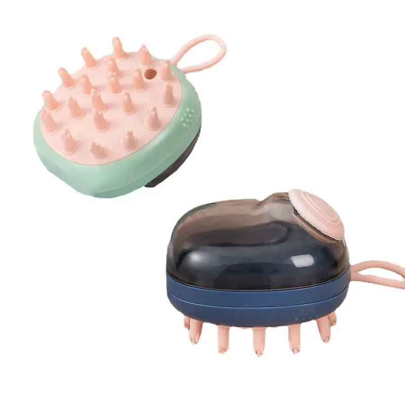 Bathing Dispensing Grooming Brush For Pets