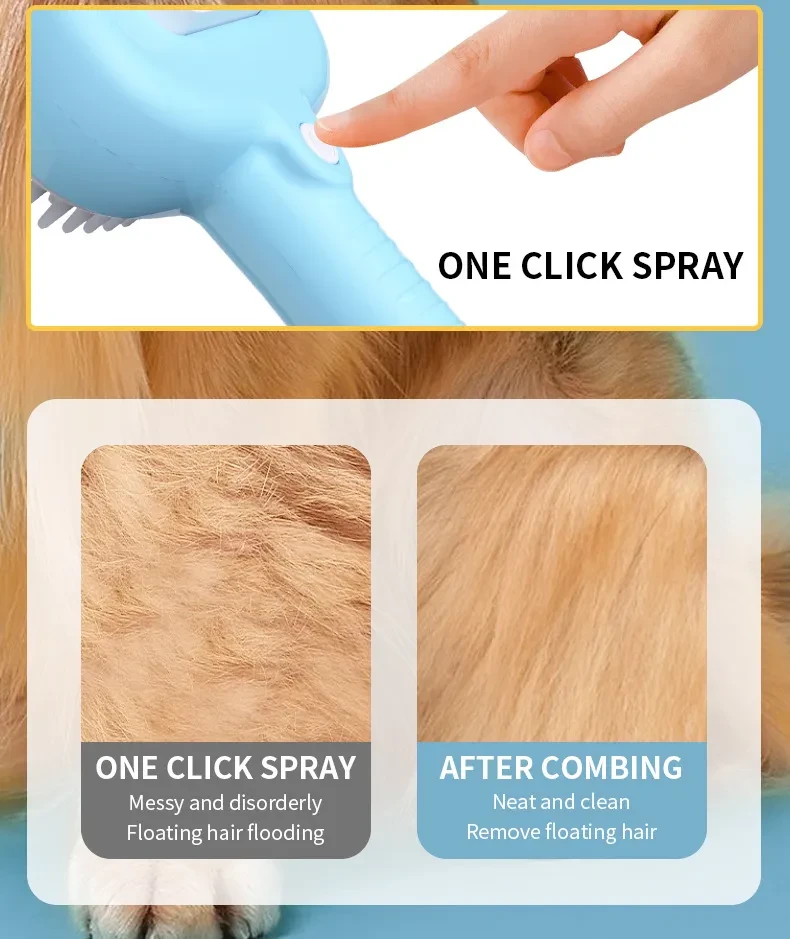 Grooming Self Cleaning Slicker Brush For Pets