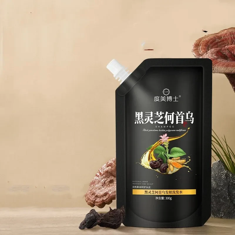Black Ganoderma Polygonum Multiflorum Hair Root