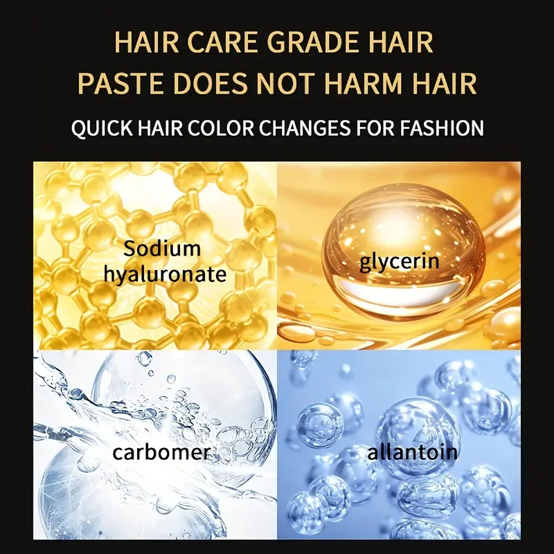 Temporary Hair Color Wax – Strong Hold & Matte Finish