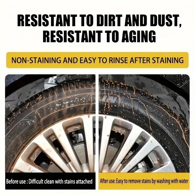GKW Tire Black Wax Coating – Durable Shine & Restoration
