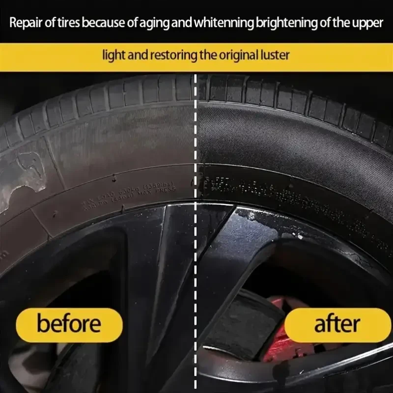 GKW Tire Black Wax Coating – Durable Shine & Restoration