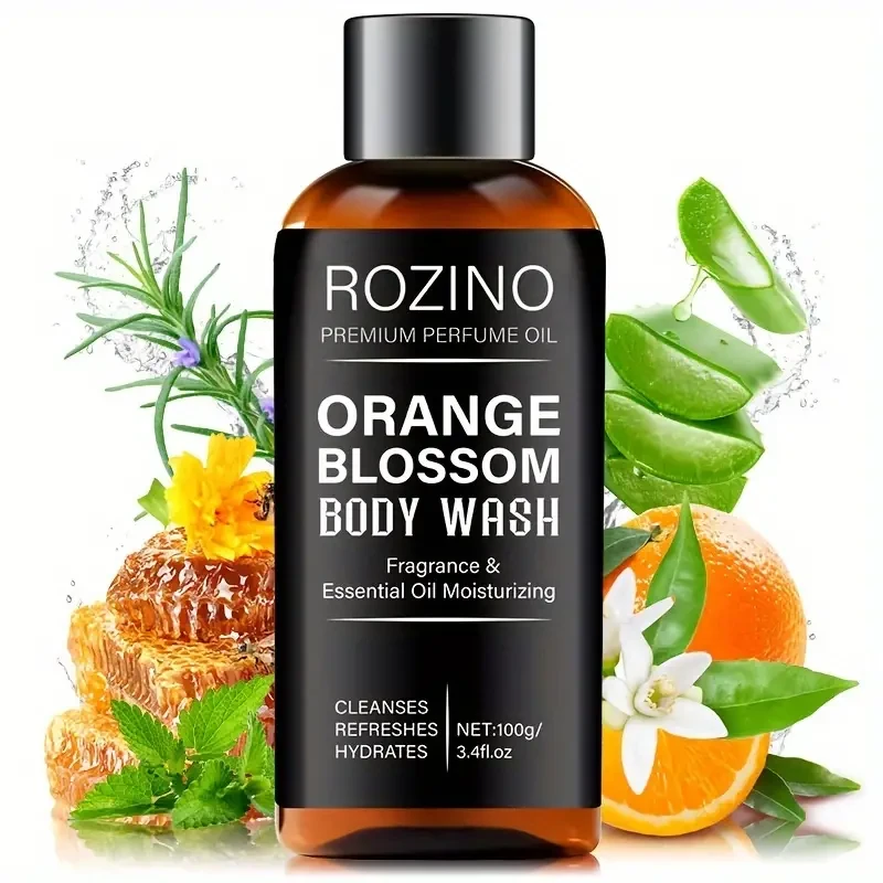 100g Orange Blossom Men’s Body Wash – Moisturizing & Exfoliating