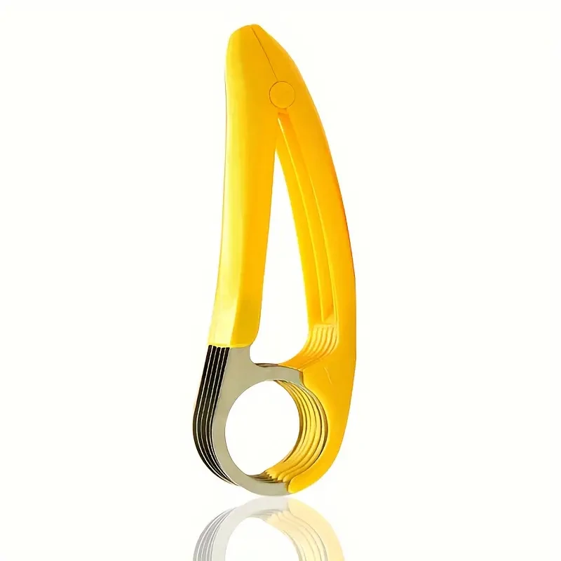 Stainless Steel Banana & Cucumber Slicer – Handy Kitchen Gadget