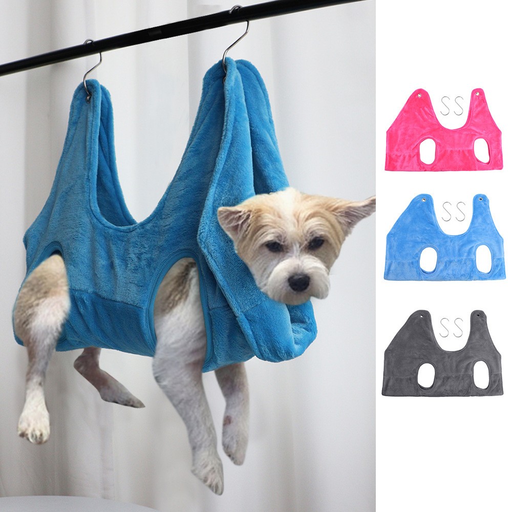 Cat Grooming Hammock, Adjustable Anti Scratch & Bite Nylon Pet Beauty Tool, For Nails Clipping