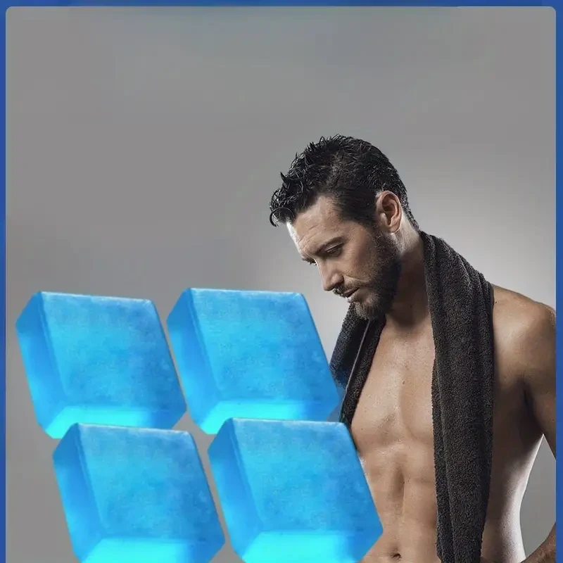 4pcs Men’s Cologne Soap Bars – Hydrating & Moisturizing Face & Body Cleanser