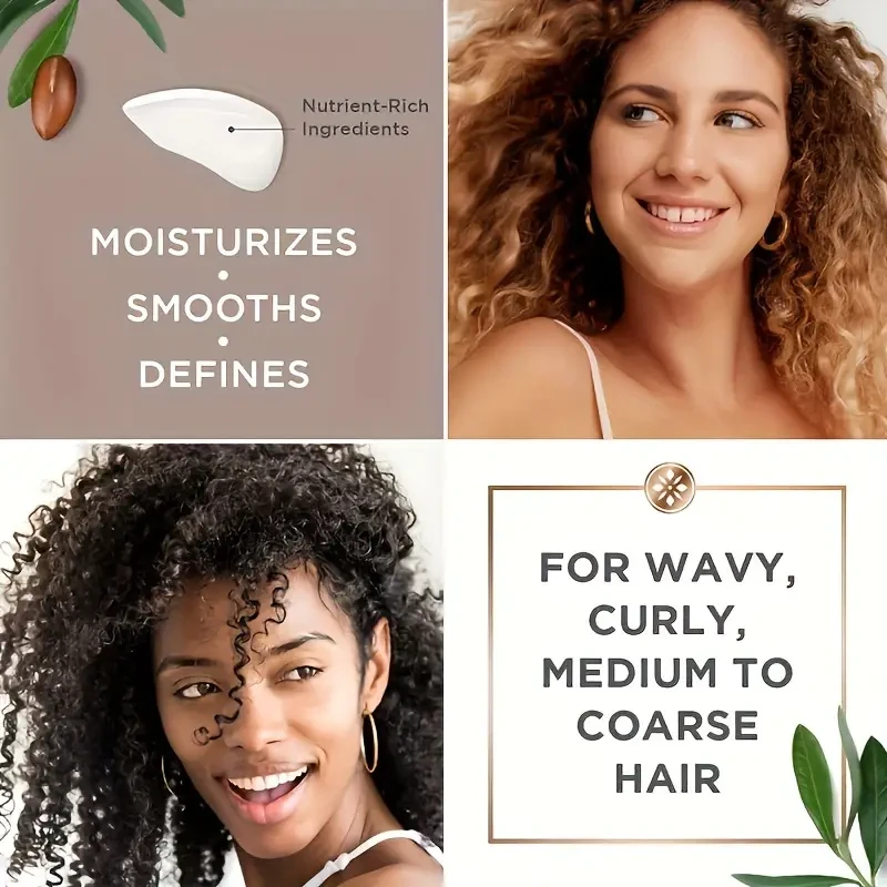 Curl Defining Cream – Moisturizing Curly Hair Styling Conditioner