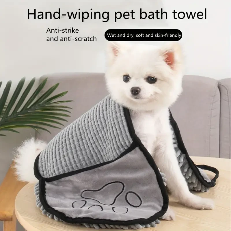 RapidDry Pet Bath Towel – Super Absorbent & Gentle Grooming Towel