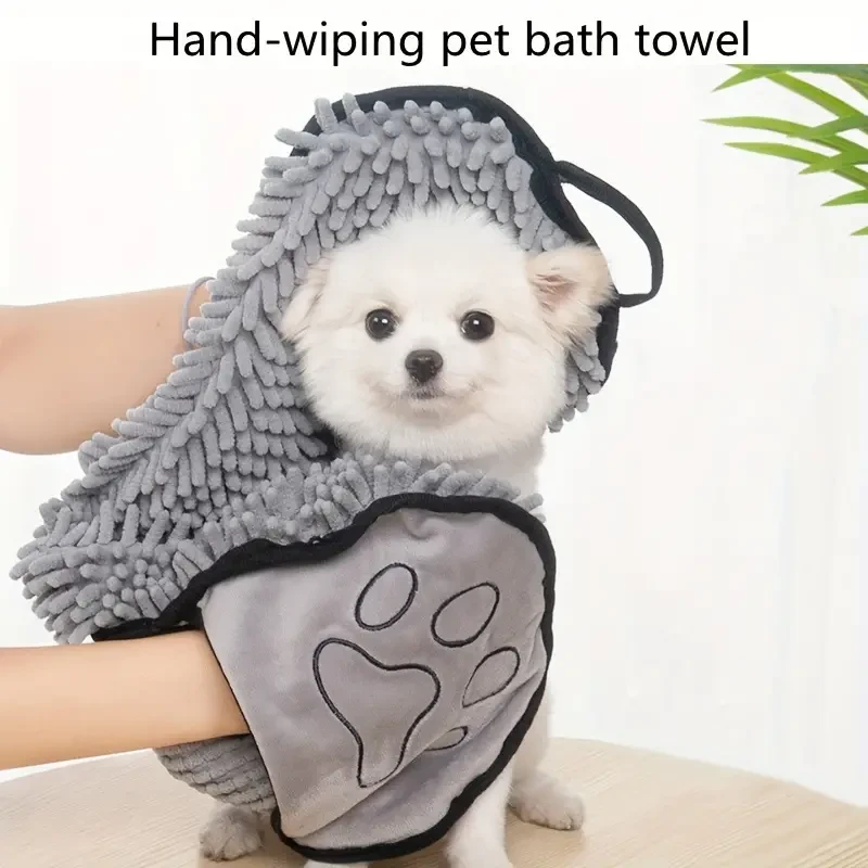 RapidDry Pet Bath Towel – Super Absorbent & Gentle Grooming Towel