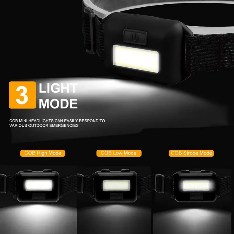 Super Bright 5 LED Rechargeable Headlamp – Powerful Head Torch for Outdoor Use