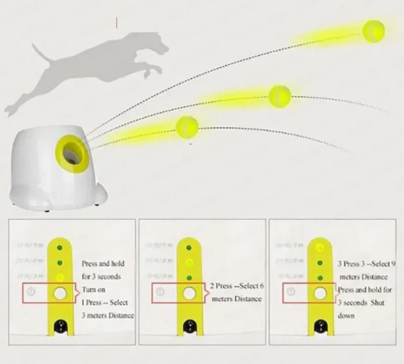 Auto Dog Ball Launcher for Fetch Training