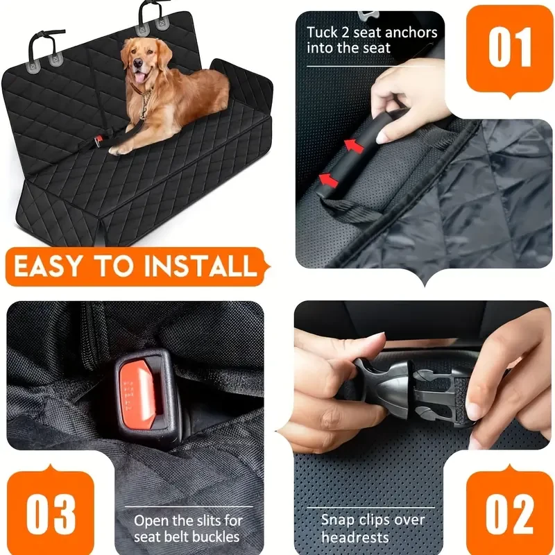 Ultimate Pet Car Seat Protector – Waterproof & Durable