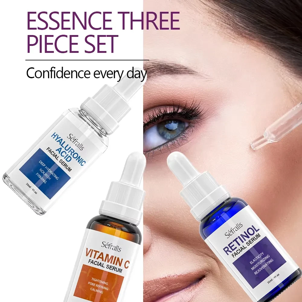 Sefralls Facial Serum Hyaluronic Acid Retinol Vitamin C