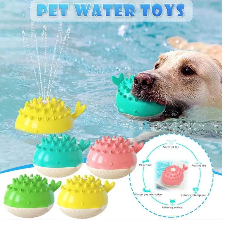 Bathing Water Spray Dog Toy