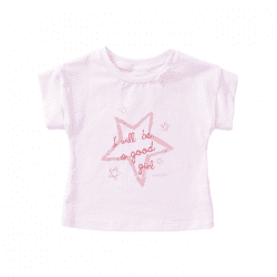 T-Shirt With Star &quot;Good Girl&quot; Print