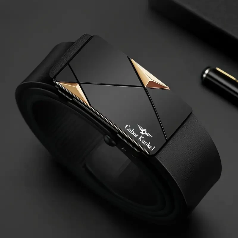 Luxurious Genuine Leather Cowhide Belt