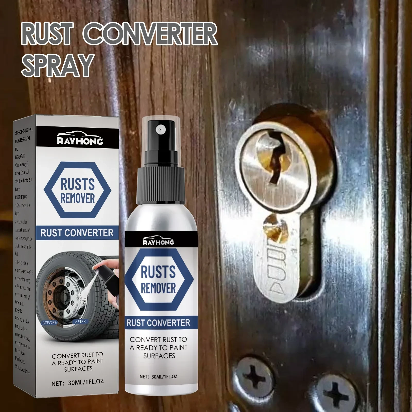 Rust Conversion Agent Spray – Rust Removal & Refurbishment