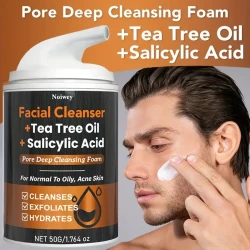 50g Salicylic Acid Facial Cleanser – Tea Tree Oil & Turmeric