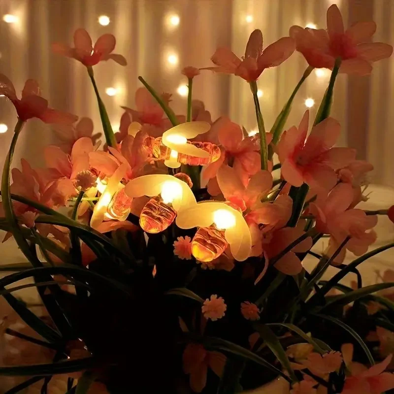 Solar Honey Bee String Lights – 6.4m, 30 LED, 8 Modes
