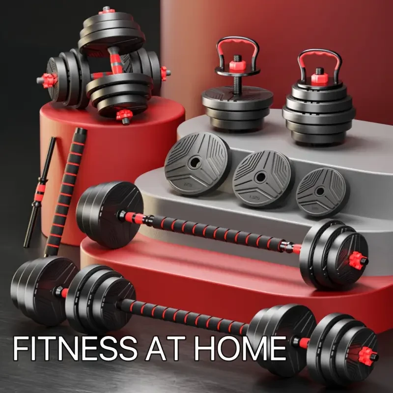 4-in-1 Adjustable Dumbbell Set (19.96KG) – Full Body Workout