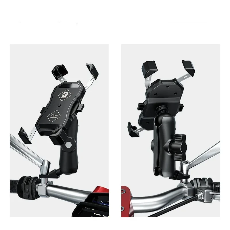 20W Fast Wireless Charging Motorcycle Mount-M24