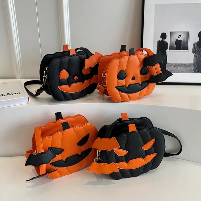 Halloween crossbody pumpkin bag