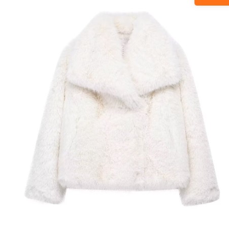 Winter Plush Thicken Lapel Coat - Women’s Casual Long Sleeve Outerwear