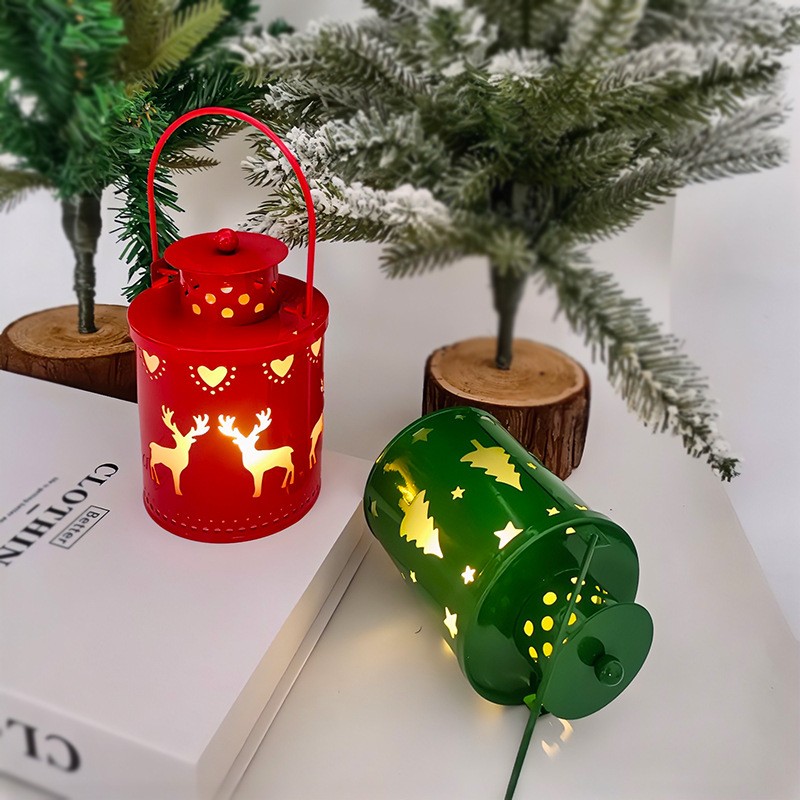 hristmas LED Candle Lanterns – Nordic Style Decorative Electronic Candles for Holiday Decor