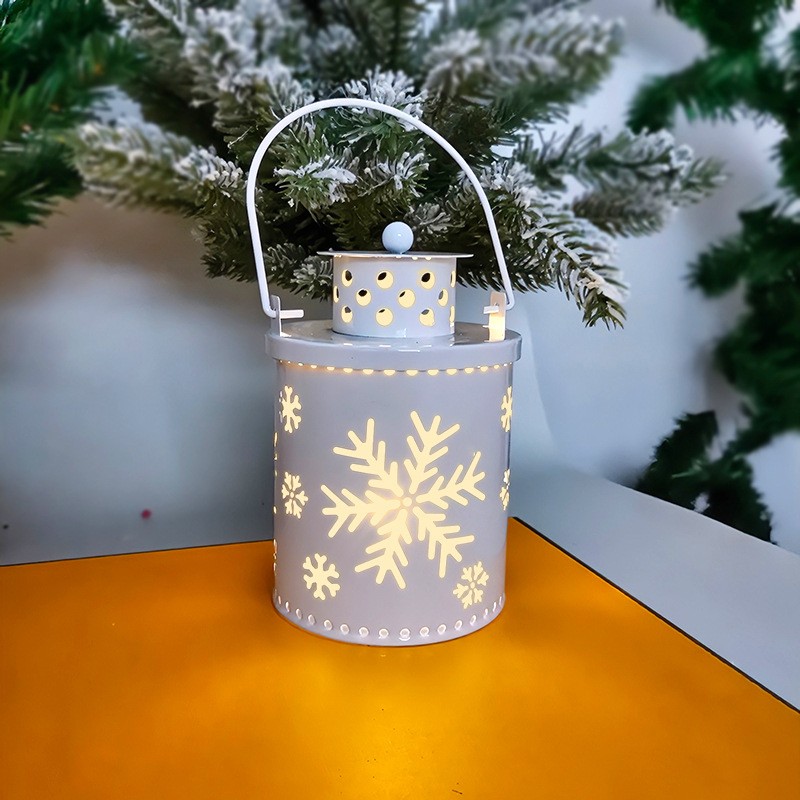 hristmas LED Candle Lanterns – Nordic Style Decorative Electronic Candles for Holiday Decor