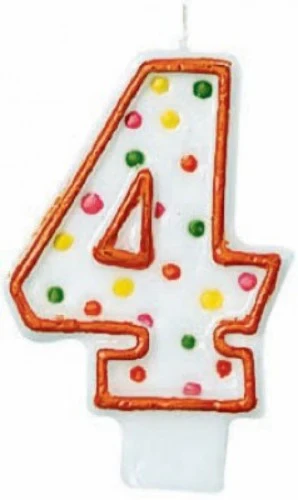 Polka Dots Flat Candle - #4