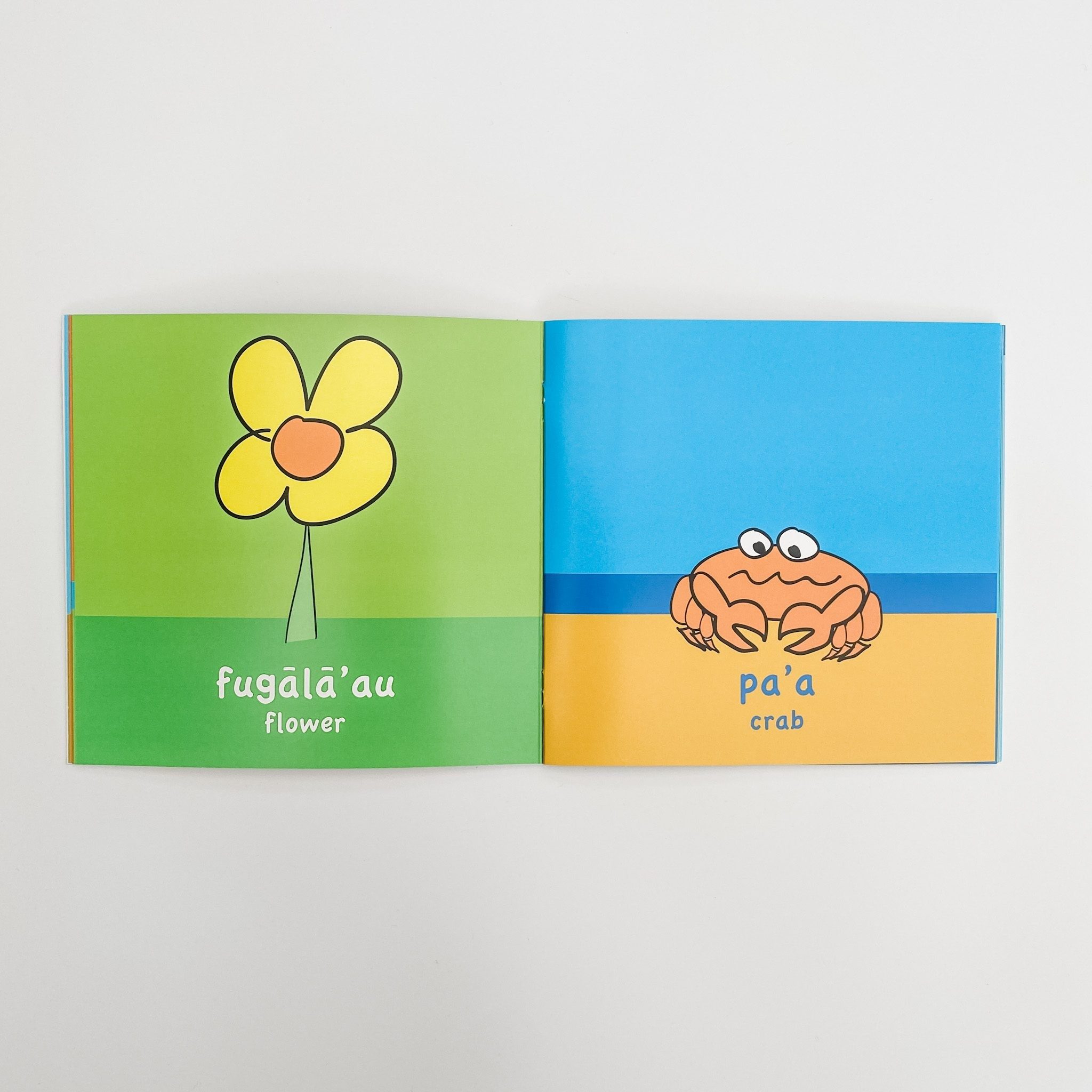 Samoan First Words Book - Made in NZ