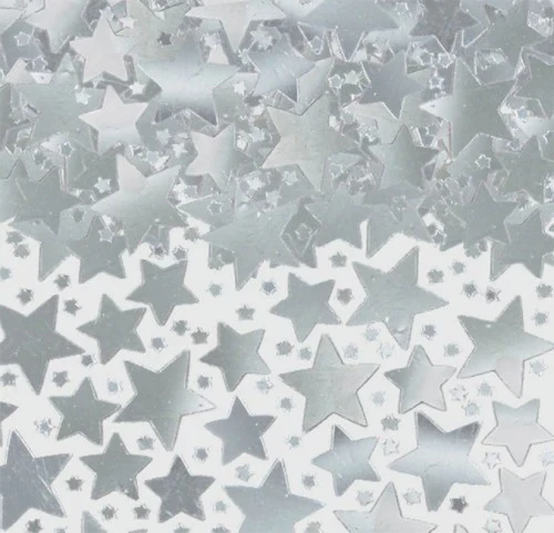 Star Confetti -Silver